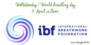 Welt Atemtag am 11. April in Bonn. World Breathing day IBF